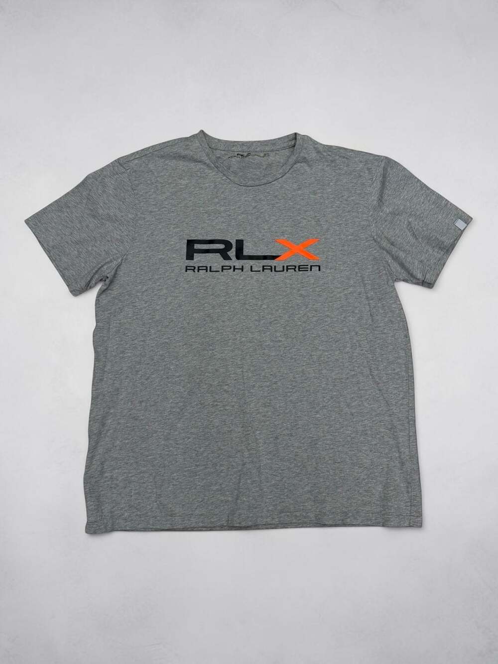 RLX Ralph Lauren Grey Graphic Logo T-Shirt Size XL